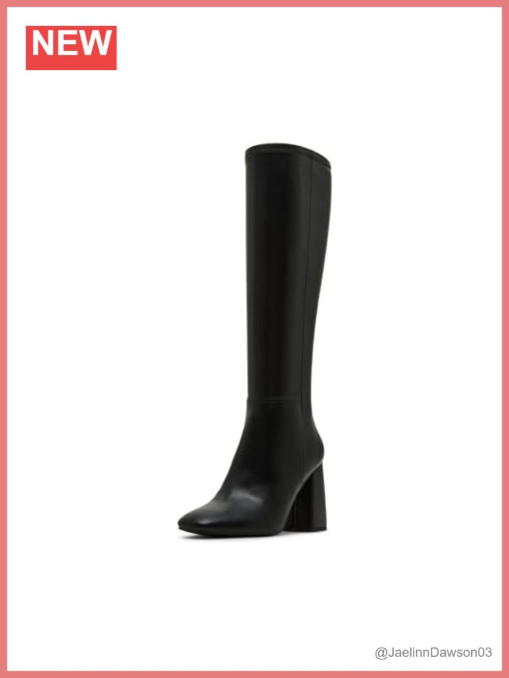 Women's Madden Girl Whitney Mid-Calf Zip Boots Block Heel Faux Leather